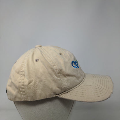 Opma Strapback Hat Tan One Size Adjustable Distressed The Classics Yupoong