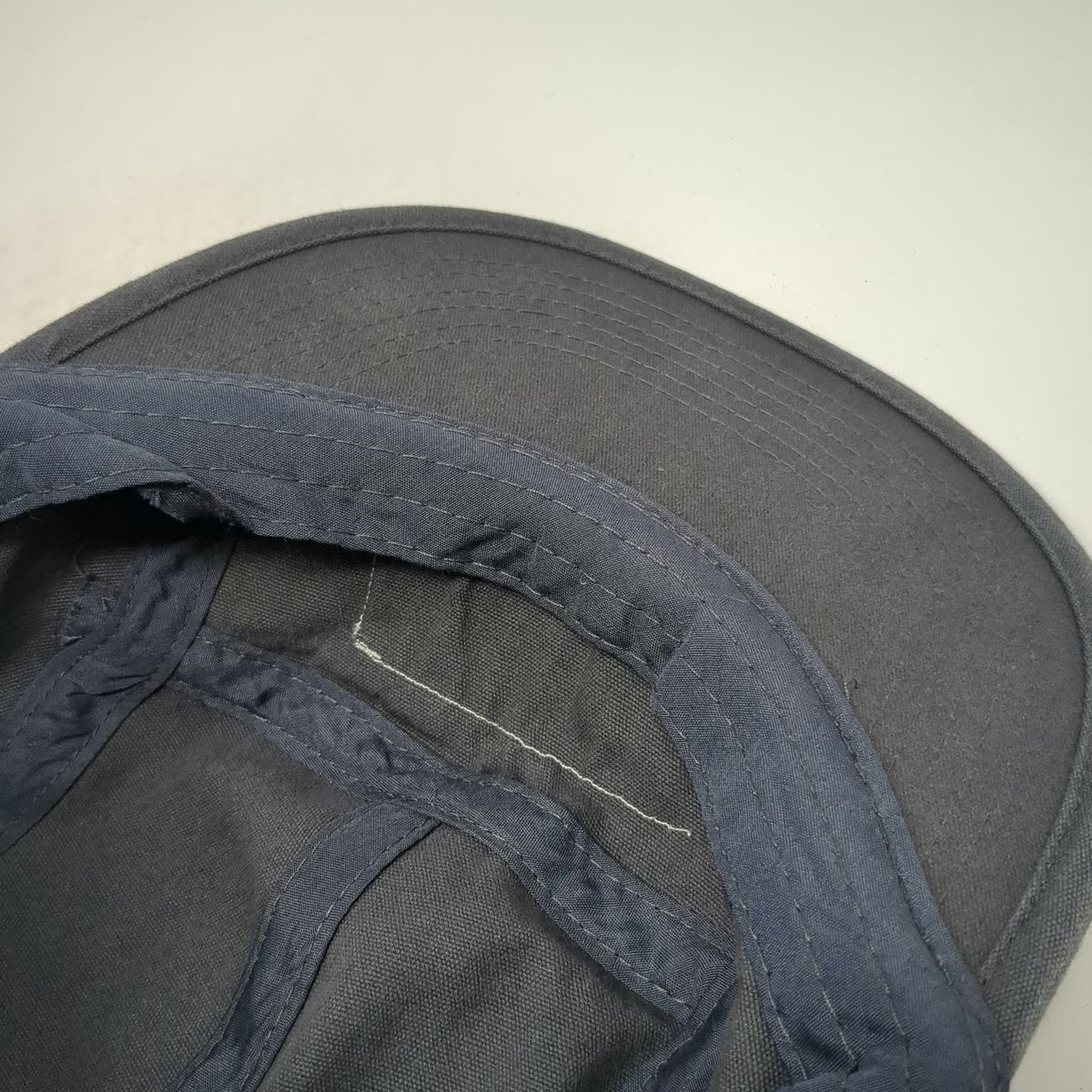 Big Accessories 5 Panel Gray One Size Frayed Fish Patch Slideback Hat Fishing