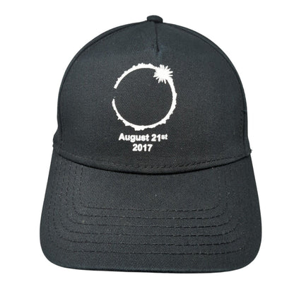 August 21st 2017 Eclipse Strapback Hat Black One Size Cascade ID Otto