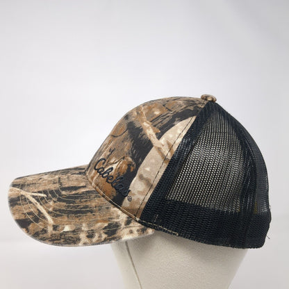 Cabela's Snapback Trucker Hat Camouflage One Size Adjustable Mesh Back 6 Panel