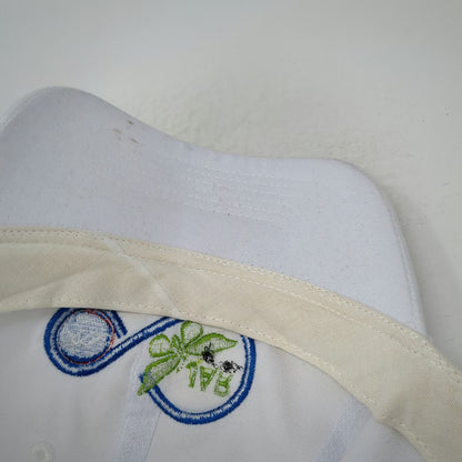 Zkapz Baseball Cap White One Size Jar of Hope Rope For Hope Embroidered Logo Hat