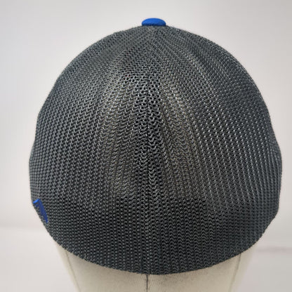 Pacific Headwear Baseball Cap Blue Gray 7 3/8 EB Cal Ripken Mesh Stretch Hat