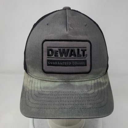 Dewalt Guaranteed Tough Snapback Trucker Hat Gray One Size Flexfit Adjustable
