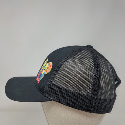 Nonas Urban Pizza Snapback Mesh Back Trucker Hat Black One Size Yupoong