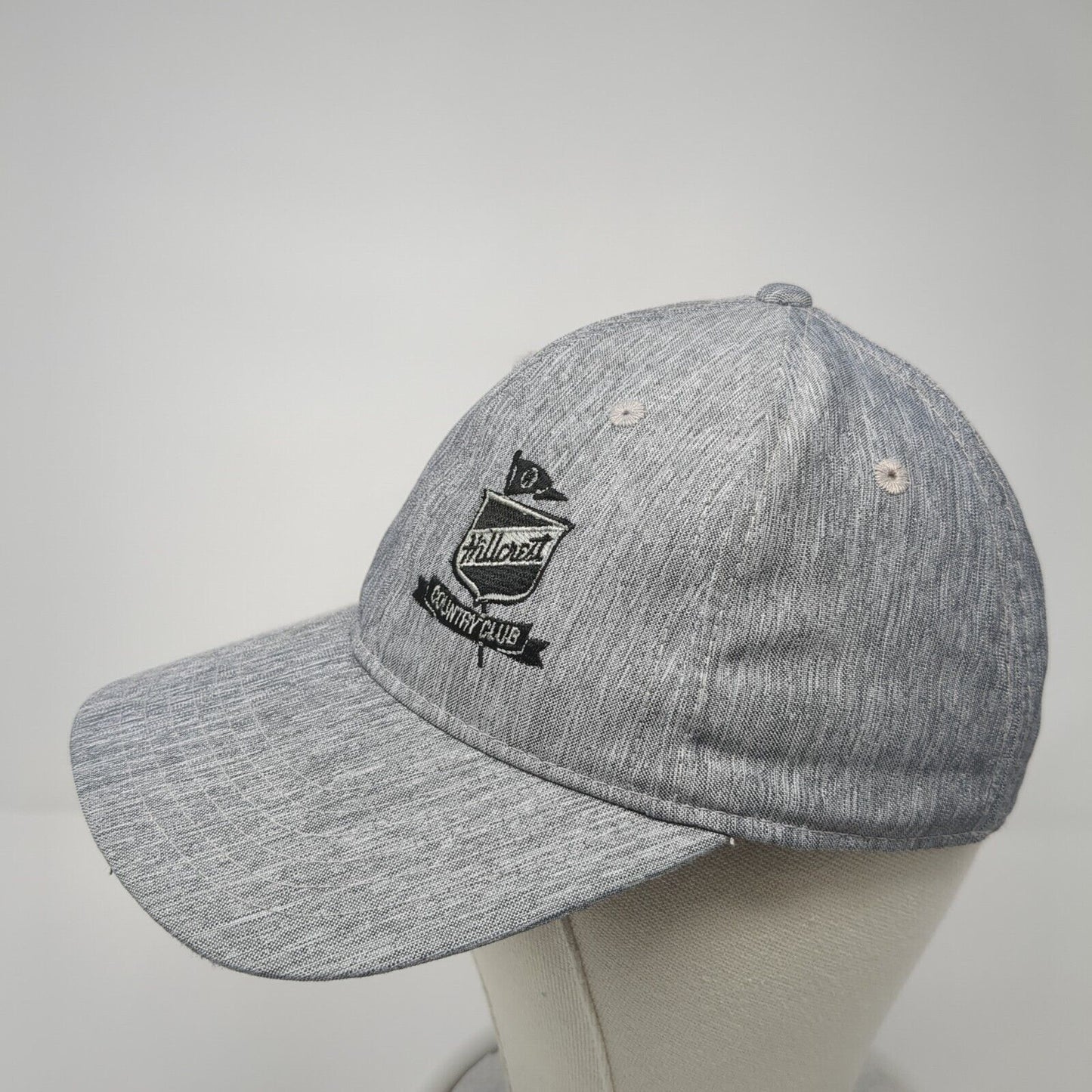 Hillcrest Country Club Strapback Hat Gray OS Adjustable Embroidered TaylorMade
