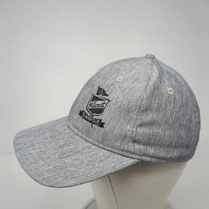 Hillcrest Country Club Strapback Hat Gray OS Adjustable Embroidered TaylorMade