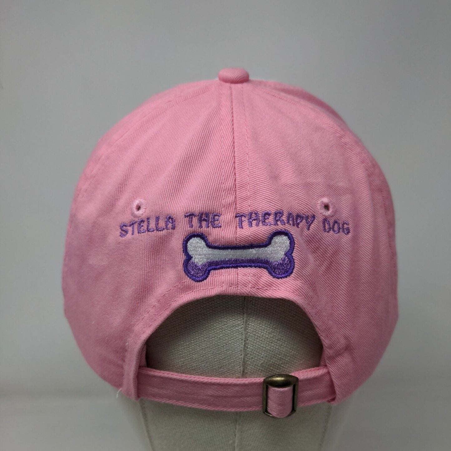 Warning: Stella May Leave Pawprints On Your Heart Slideback Hat Pink OS Lids