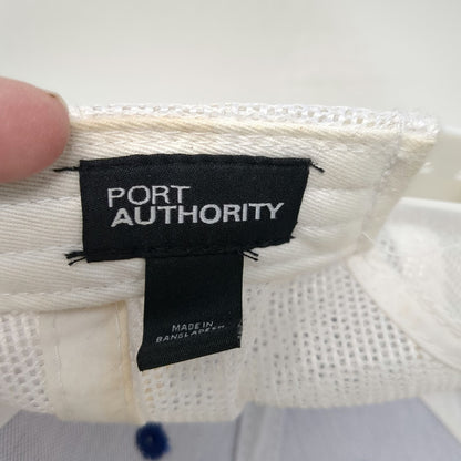 Port Authority Trucker Hat Blue One Size Lakeview Golf Club Mesh Snapback Golf