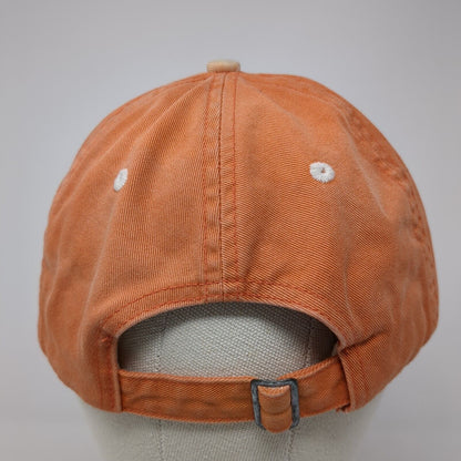 Reef Slideback Hat Orange One Size Adjustable Embroidered Fahrenheit