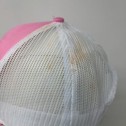 Richardson Women's Mesh Back Snapback Hat Pink White Wiley Sanders Truck Lines