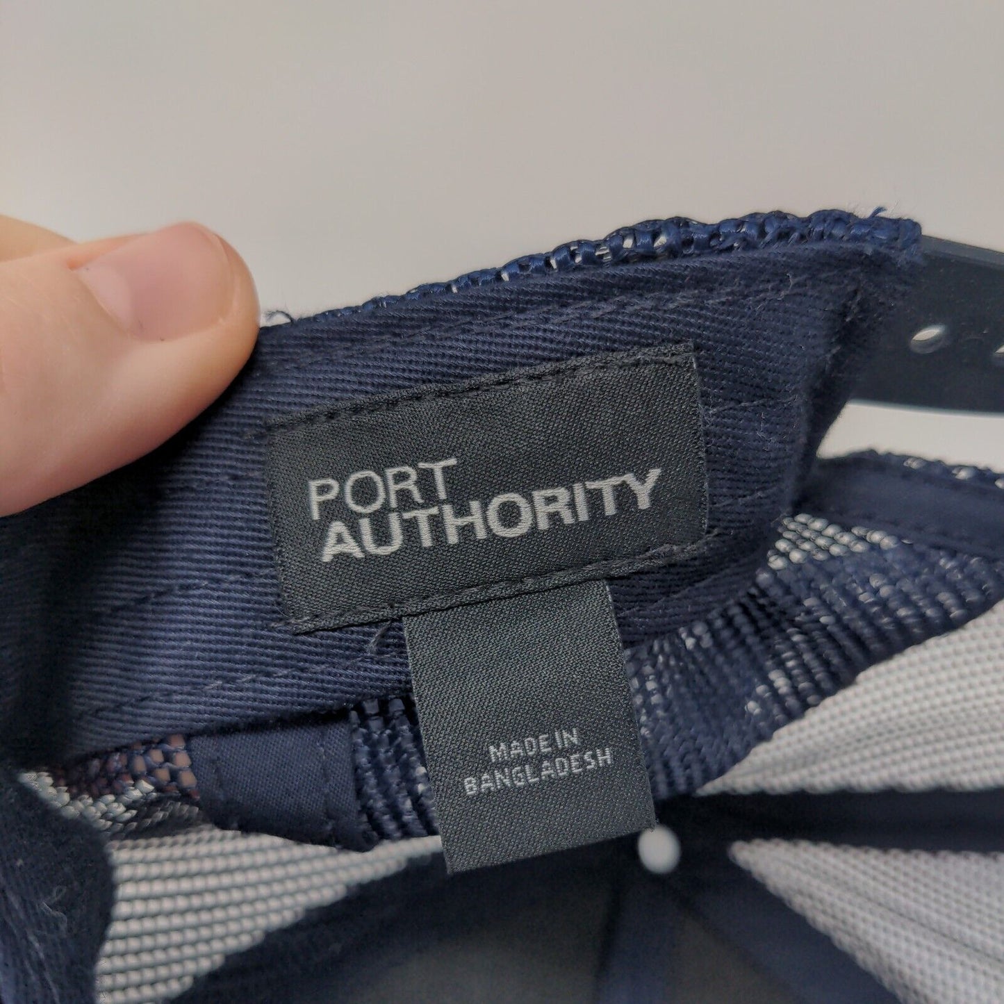 Ole Miss Rebels Snapback Trucker Hat Blue OSFA Adjustable Mesh Port Authority