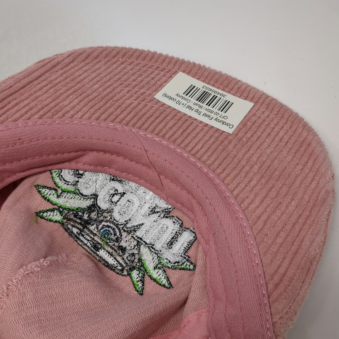 Weld 5 Panel Pink One Size Corduroy Slideback Hat Coconut Cult Graphic Cotton