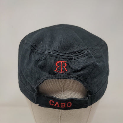 The City of Cabo Original Strapback Army Cap Black OS Adjustable Robin Ruth