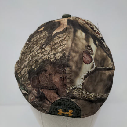 Under Armour Fitted Hat Camouflage L/XL Embroidered Hunting Outdoor