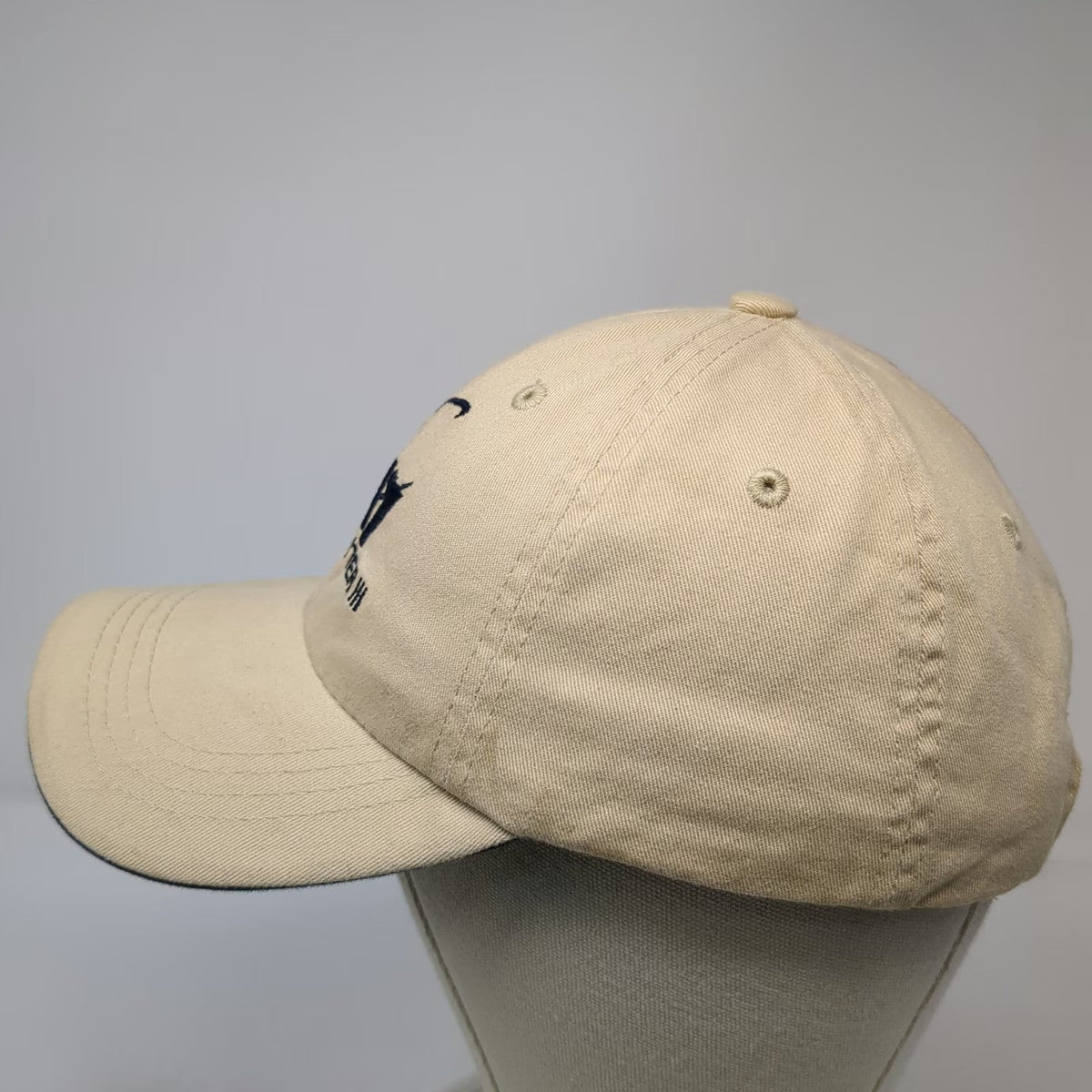 Sportsman Baseball Cap Beige Blue One Size C17 Globemaster III Slideback Hat