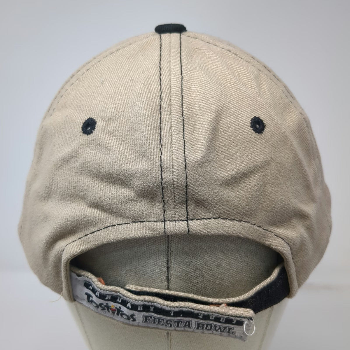 TOW NCAA Boise State Oklahoma 2007 Fiesta Bowl Beige One Size Cap Hat Matchup