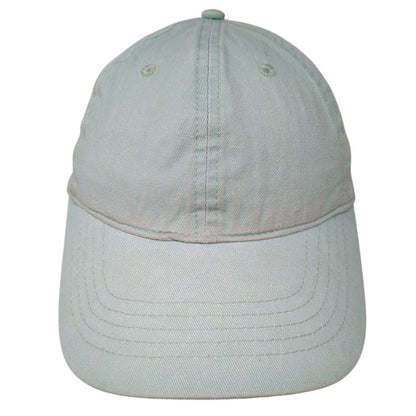 Unbranded Strapback Hat Blue One Size Adjustable Blank Solid Vent Holes