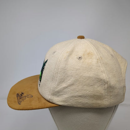 America's Legend Snapback Hat Beige One Size Boise Cascade Suede Brim Wildlife