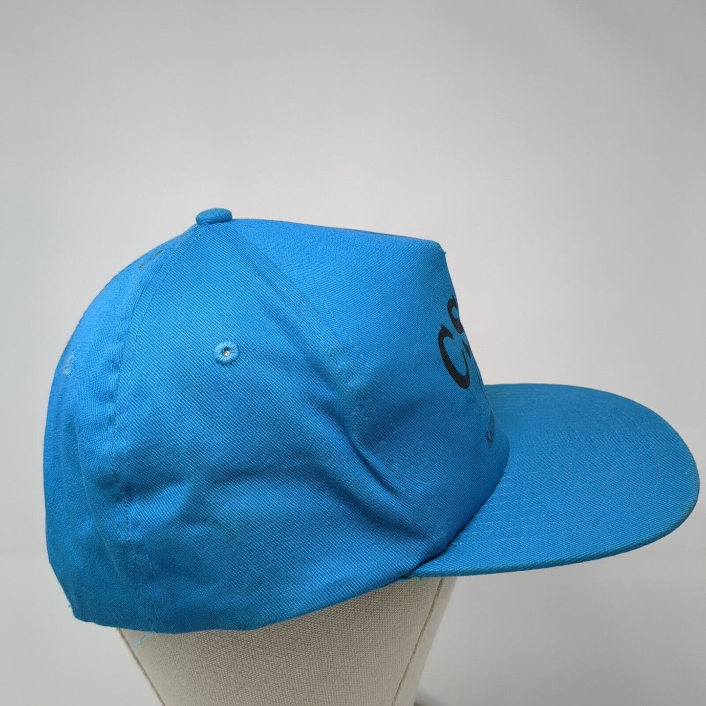 CSBG Kansas City 1998 Snapback Hat Blue One Size Solid Adjustable