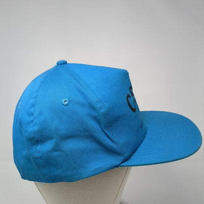 CSBG Kansas City 1998 Snapback Hat Blue One Size Solid Adjustable