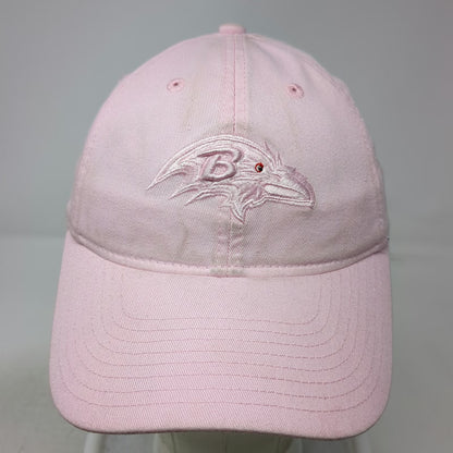 Reebok NFL Baltimore Ravens Pink One Size Cap Slideback Embroidered Cotton Hat