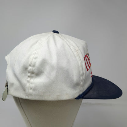 5 Panel White Idaho Certified Seed Anheuser Busch Eagle Rope Hat USA Vintage