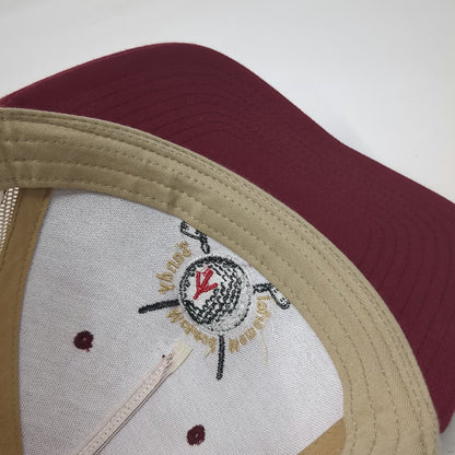 Richardson Trucker Hat Red OSFM Mesh Snapback Sandy McLeod Memorial Golf Idaho