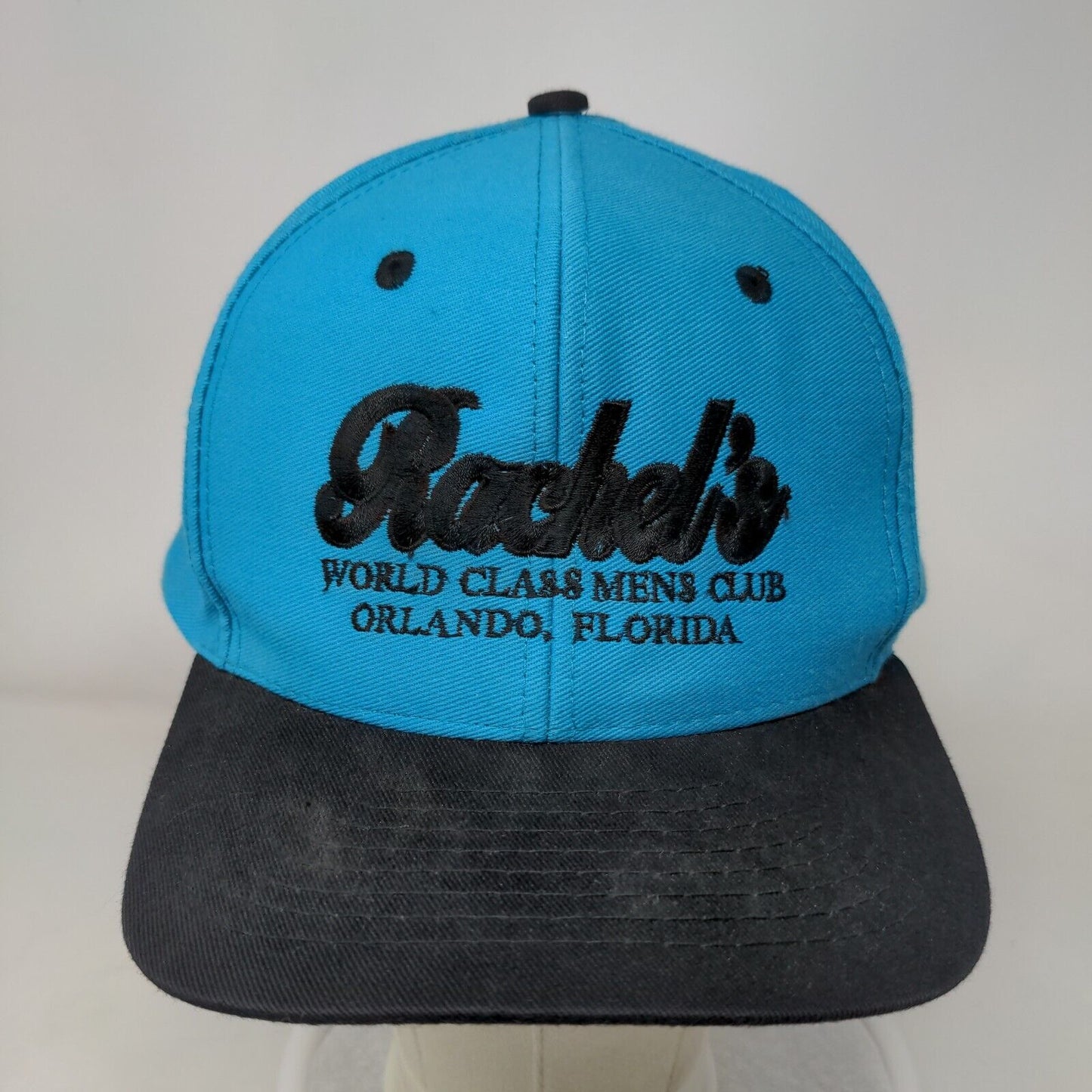 Rachel's World Class Men's Club Orlando Florida Snapback Hat Blue OSFA Mohr's