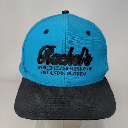 Rachel's World Class Men's Club Orlando Florida Snapback Hat Blue OSFA Mohr's