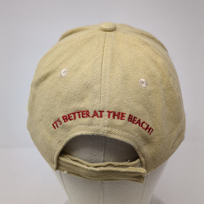 Chinook Winds Casino Resort Strapback Hat Tan OS Adjustable Embroidered Cotton