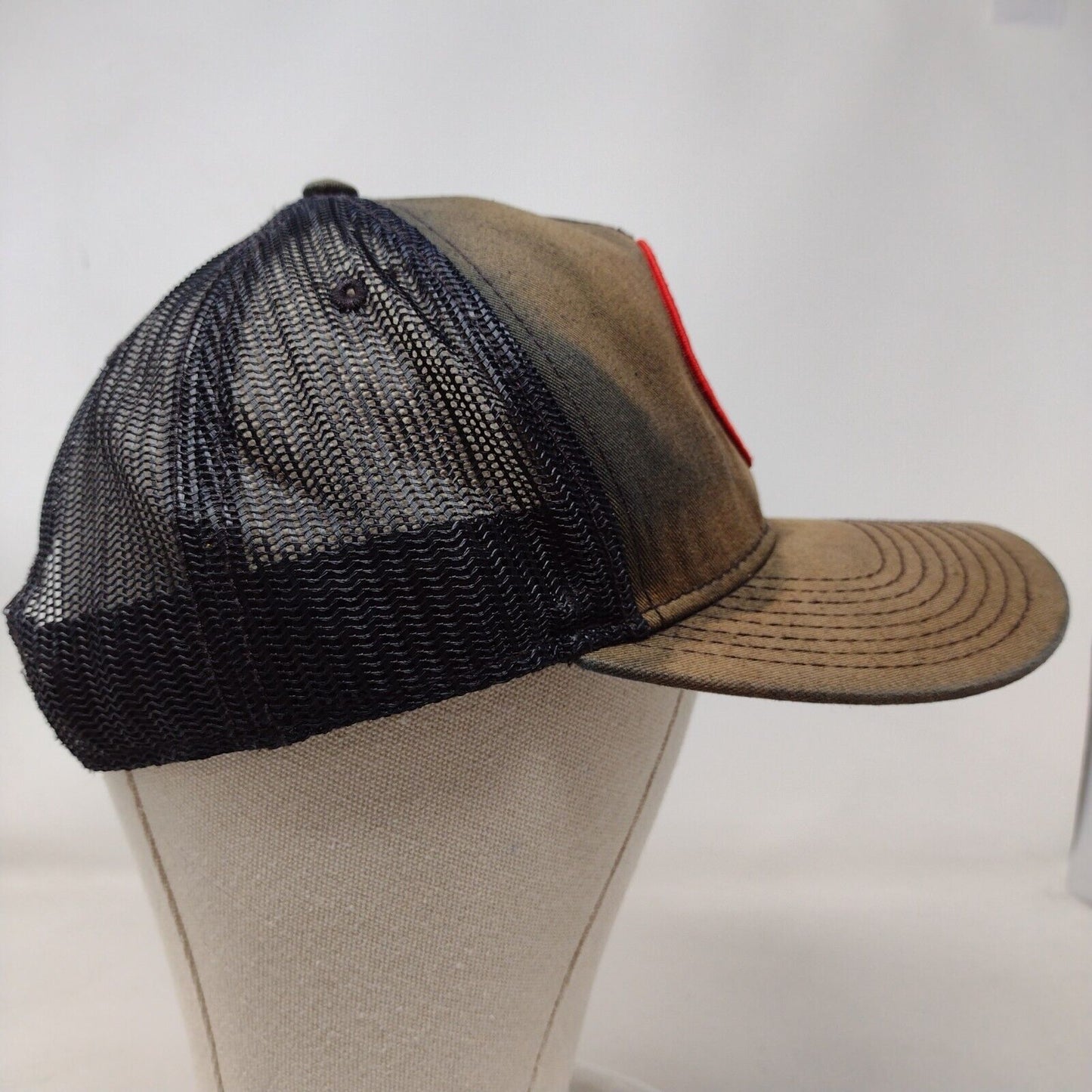 Salmon River Brewery Snapback Trucker Hat Black OSFM Mesh Back Otto