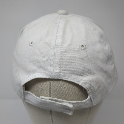 Seattle Washington Strapback Baseball Cap White OS Adjustable Embroidered DMR