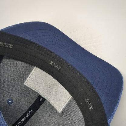 Puma Snapback Blue One Size Hat Tour Exclusive Flexfit 110 Heather Golf Patch