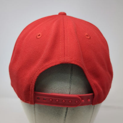 New Era Kansas City Chiefs NFL Red Snapback One Size Hat 9FIFTY Flat Brim White