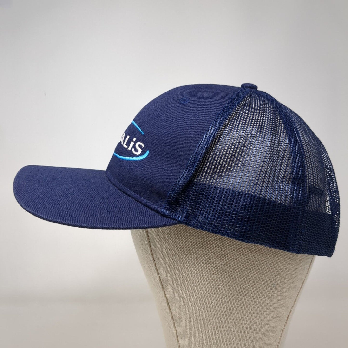 Lactalis Snapback Mesh Back Trucker Hat Blue One Size Port Authority