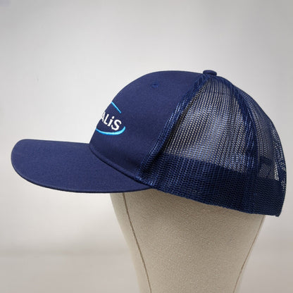 Lactalis Snapback Mesh Back Trucker Hat Blue One Size Port Authority