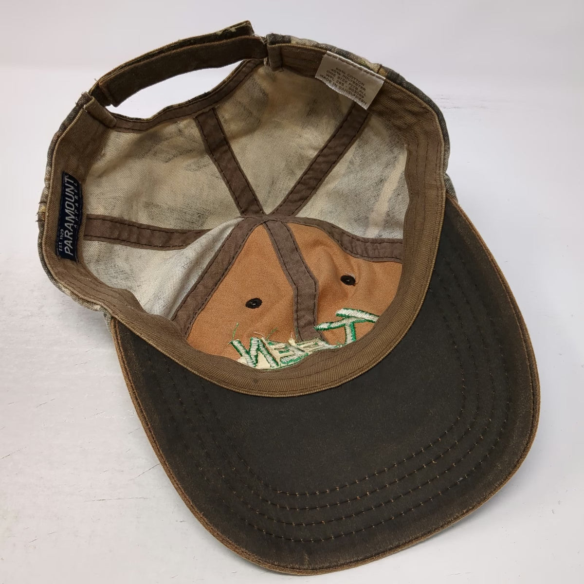 Paramount Apparel Baseball Cap Brown One Size Keen Compressed Gas Co. Camo Hat