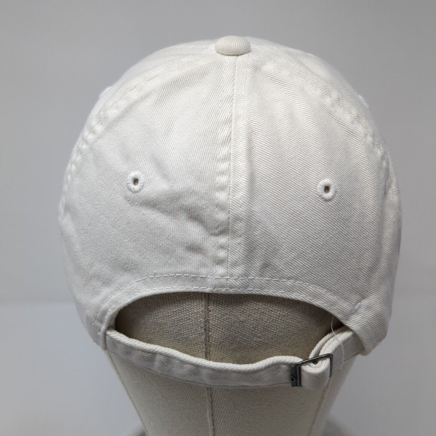 Nike Slideback Hat White One Size Adjustable Embroidered Swoosh Heritage86