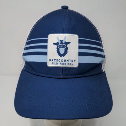 Backcountry Film Festival Snapback Mesh Back Trucker Hat Blue OSFM Boco