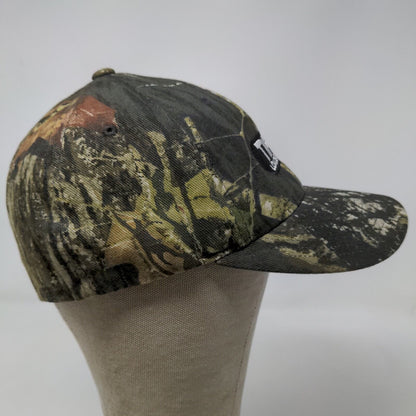 Mossy Oak Men's Fitted Camo Hat Size L-XL Embroidered Tiffin Loader Crane Logo