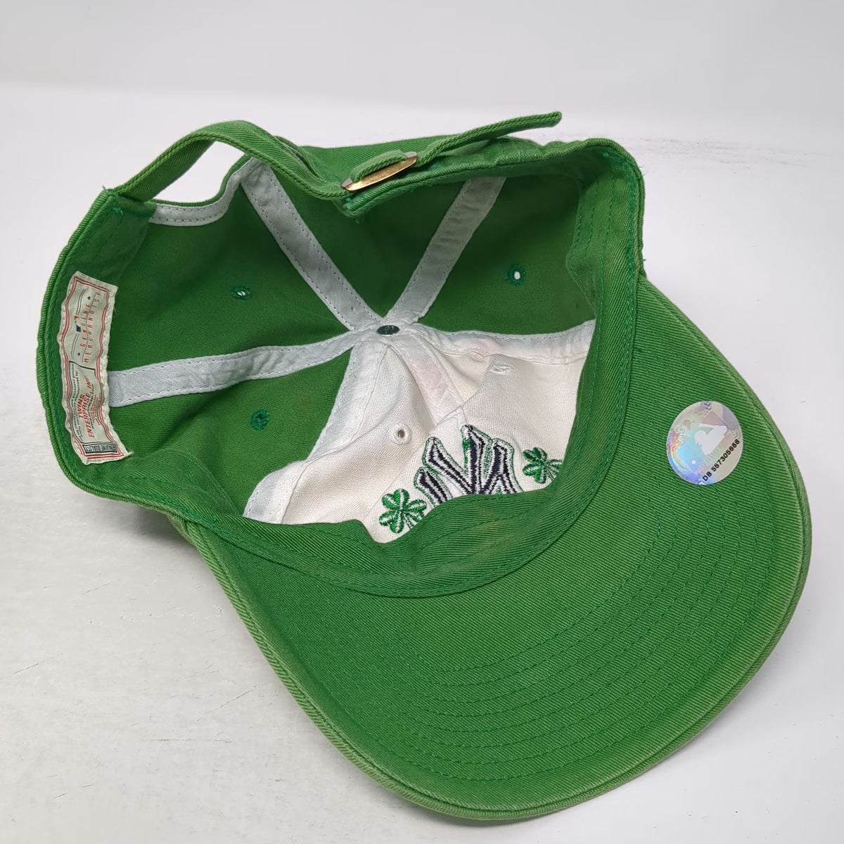 New York Yankees MLB Twins Enterprise Green Baseball Cap OSFA Shamrock Logo Hat
