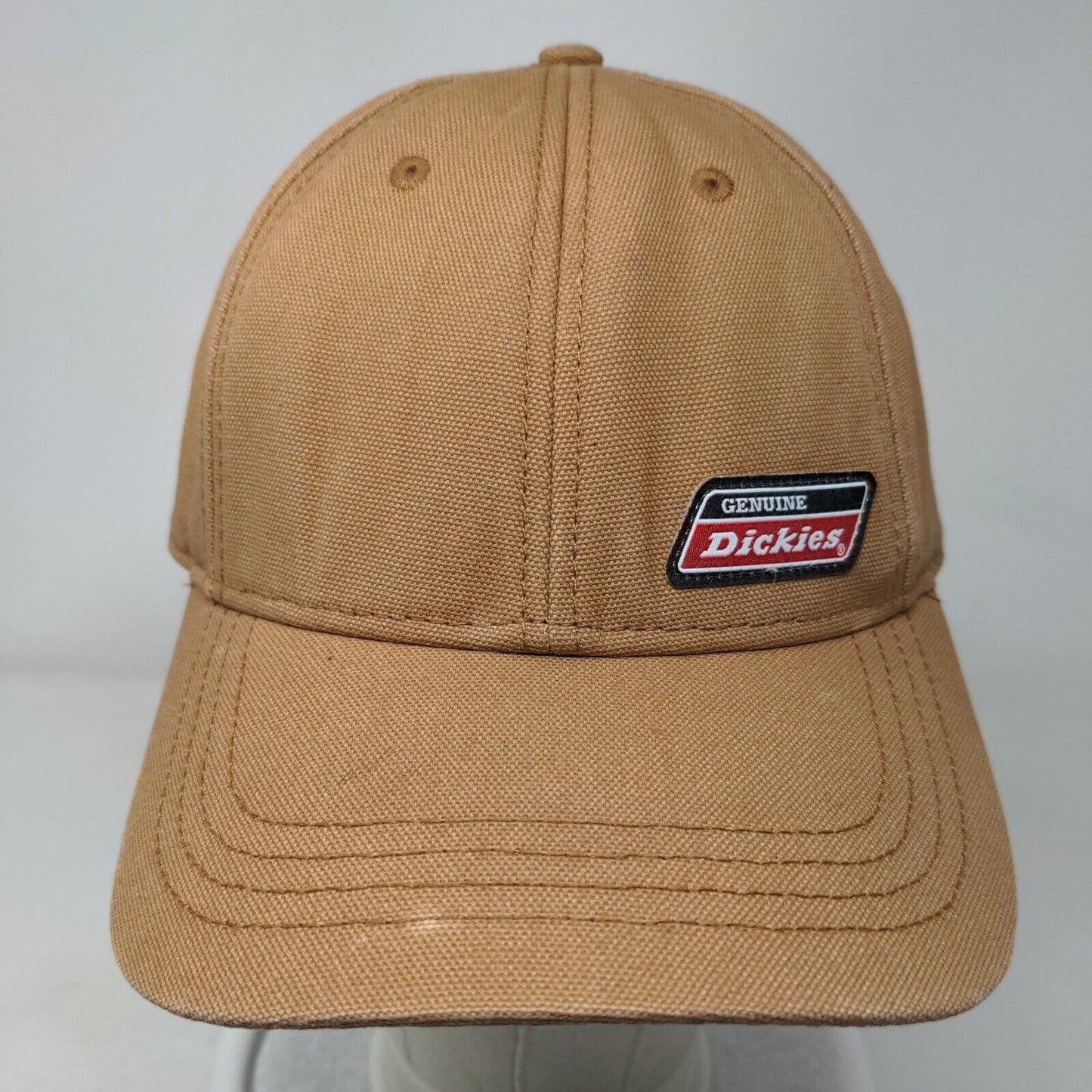 Genuine Dickies Slideback Hat Tan OSFM Adjustable Vented Holes 6 Panel