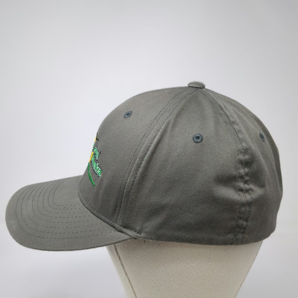 Port Authority NaturalLawn of America Gray XL Baseball Cap Flexfit Stretch Hat