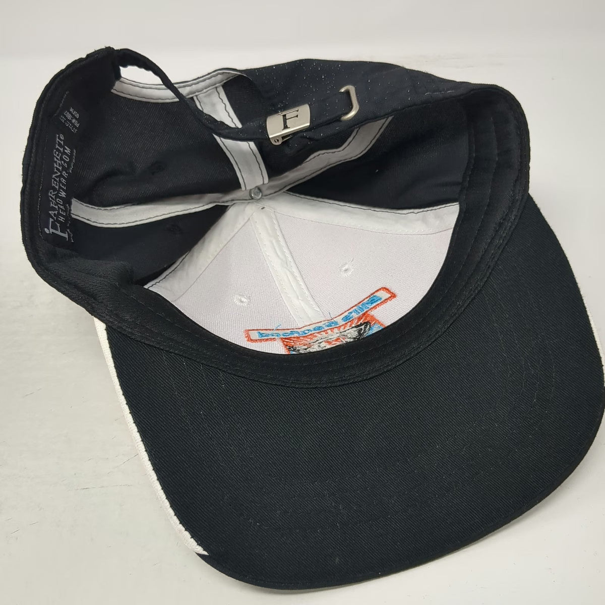 Fahrenheit Headwear Baseball Cap White One Size Bills Seafood Golf Slideback Hat
