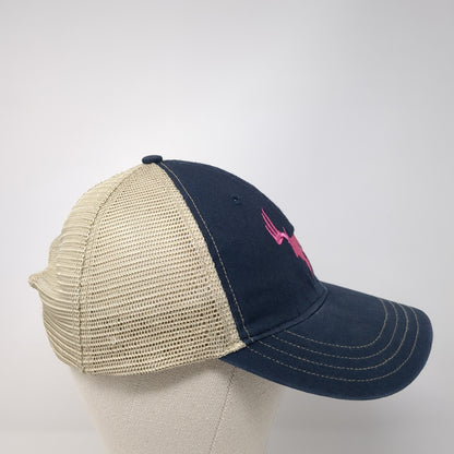 Richardson Snapback Trucker Hat Multi Large Embroidered Logo Mesh Back