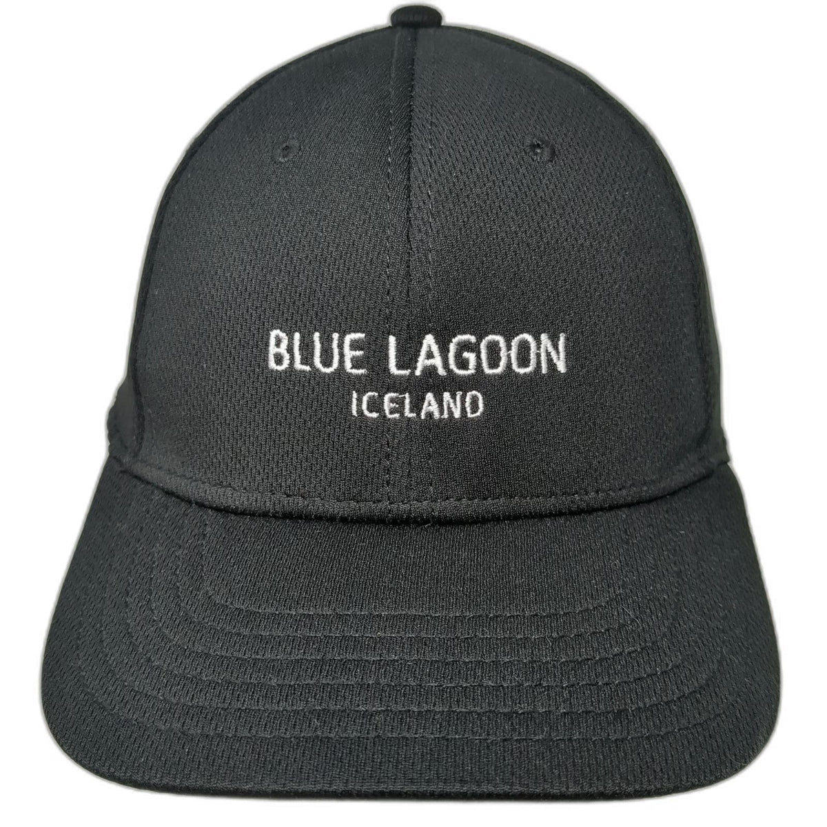 Blue Lagoon Iceland Baseball Cap Black One Size Performance Strapback Hat Logo
