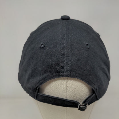 Dog Dad Slideback Hat Black One Size Adjustable Solid Embroidered
