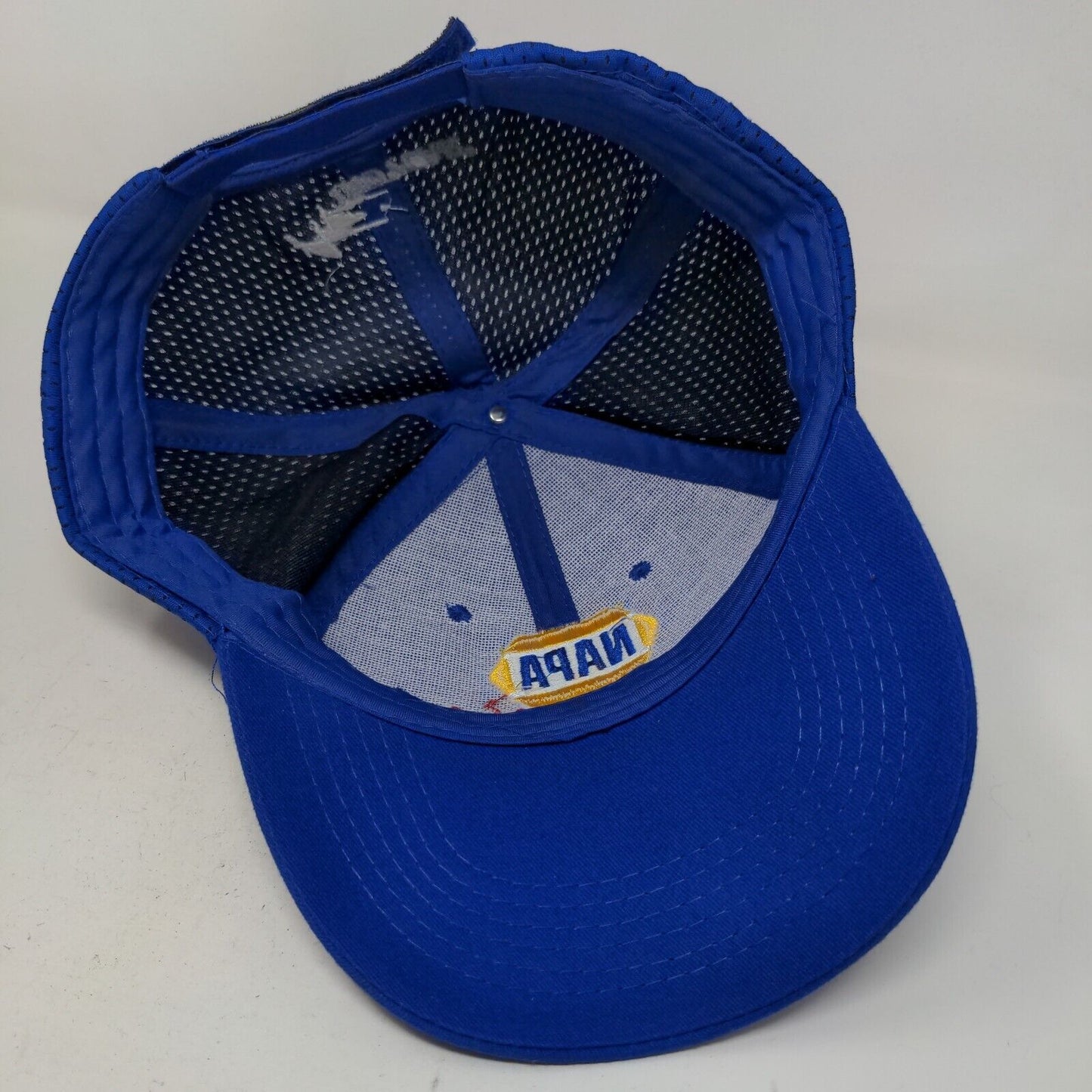 NAPA Racing Men's Strapback Hat Blue Embroidered Logo Nascar Cup Indy Car Logo