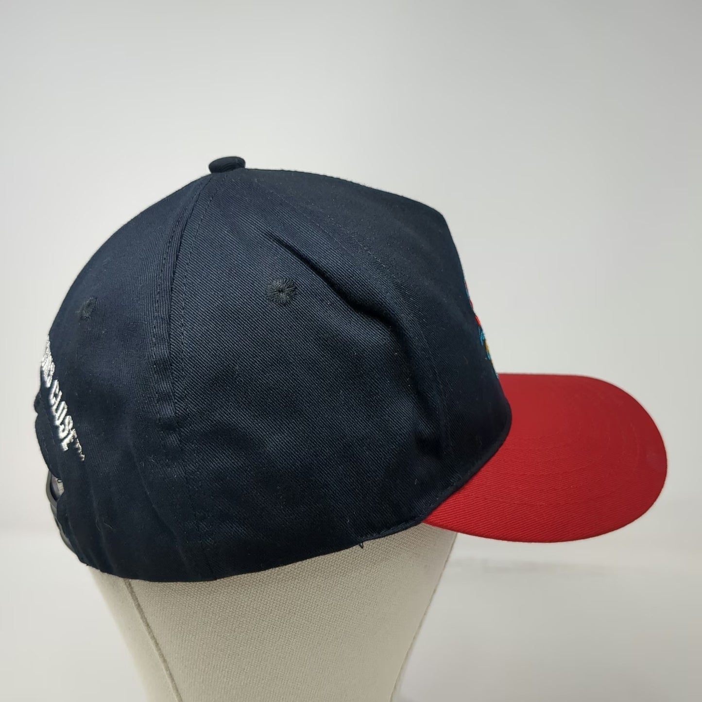 Snap-on Snapback Hat Black Red One Size Racing Tools Embroidered Licensed Logo