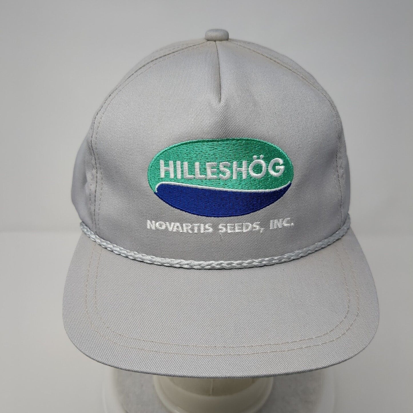 Hilleshog Novartis Seed Inc. Slideback Rope Hat Gray OSFA K-Products